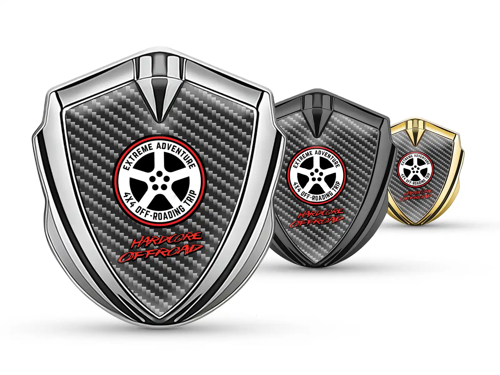 Emblem Car Badge Modern Look High-End Style